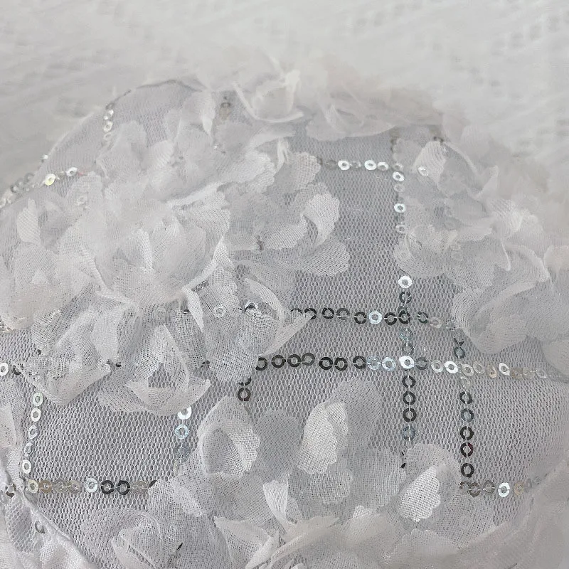 202105-YY new summer   spring light  fairy  sequins  petals leisure lady bucket cap women  fishermen hat
