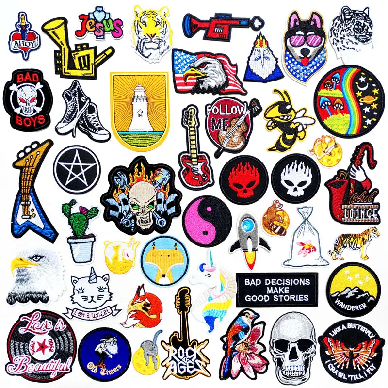 Honeybee Leopard Patches Cloth Mend Decorate Sew On Patch Clothes Apparel Sewing Decoration Applique Badges Musical Instruments | Дом и сад