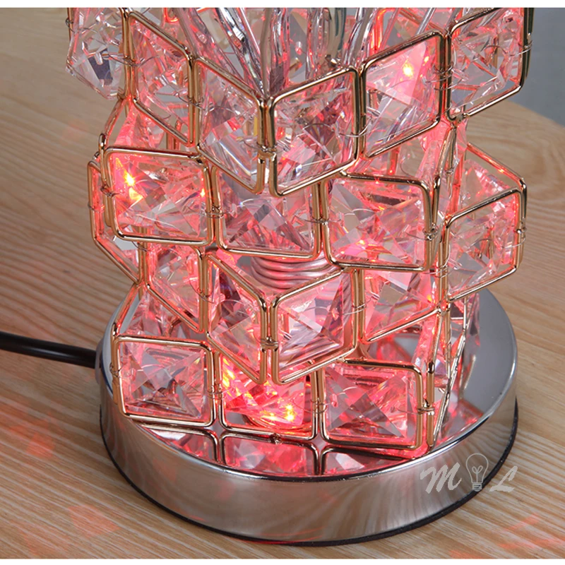 Modern Flower Beside Lamp Acrylic Table Lamps for Living Room Light Art Deco Bedroom Led Side Wedding Desk | Освещение