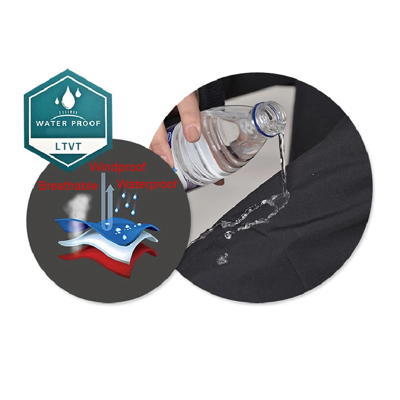 Зимняя Лыжная куртка унисекс с капюшоном водонепроницаемая для катания на лыжах