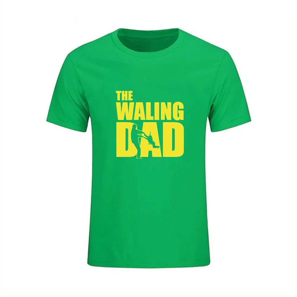 

The Walking Dad Fathers Day Gift Men's Funny T-Shirt T Shirt Men 2020 New Short Sleeve Cotton Novelty Tops Tees Camisetas Hombre