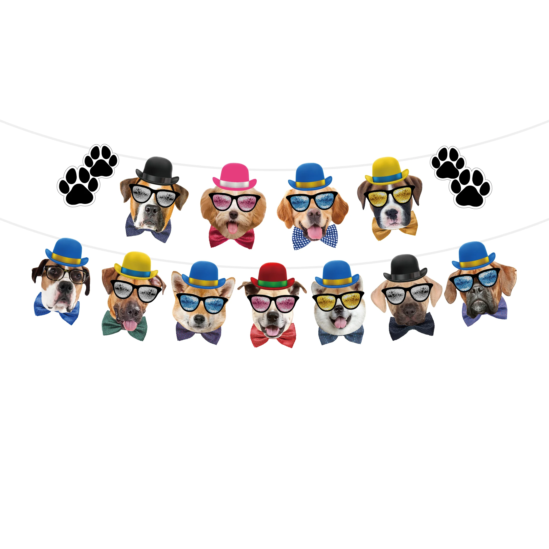 Тематическое украшение для вечевечерние НКИ в виде собаки на день рождения