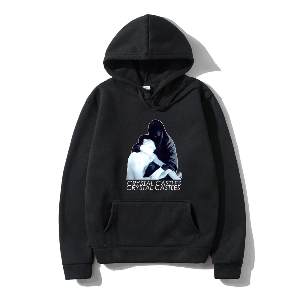 

Crystal Castle 2021 Hot Sale Fashion Personality Print Winter Long-sleeved Thick Casual Sports Loose Couples Hoodie High Street
