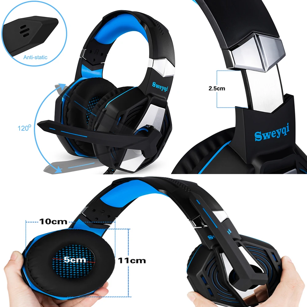 SWEYQI A701 игровая гарнитура PC/PS4/XBOX высокая точность воспроизведения стерео
