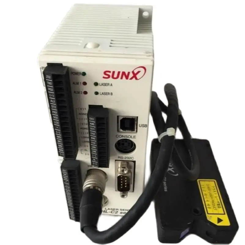 

Используемый лазерный датчик SUNX HL-C2CE + SUNX HL-C2