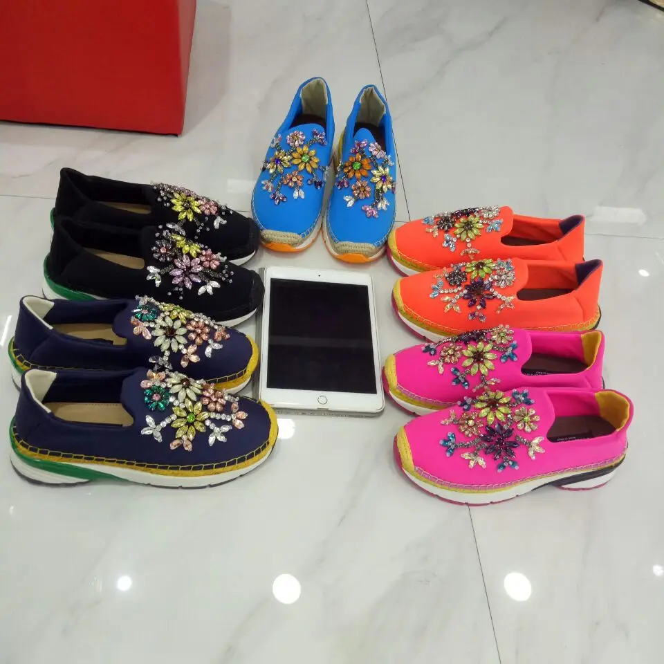 Туфли женские кожаные плоская подошва Мокасины эспадрильи стразы модная уютная