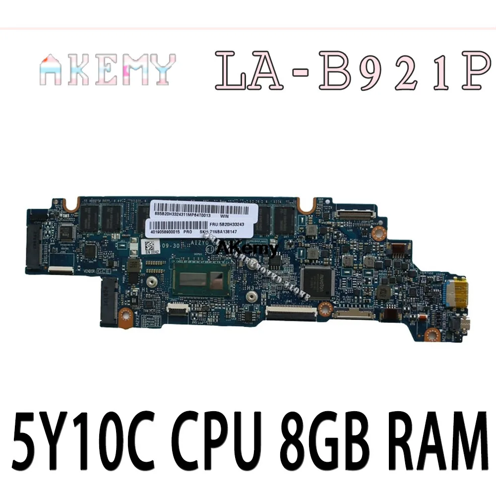 LA B921P mothebroard для For Lenovo Yoga 3 1170 11 материнская плата ноутбука AIZY0 W/5Y10C процессор 8 ГБ