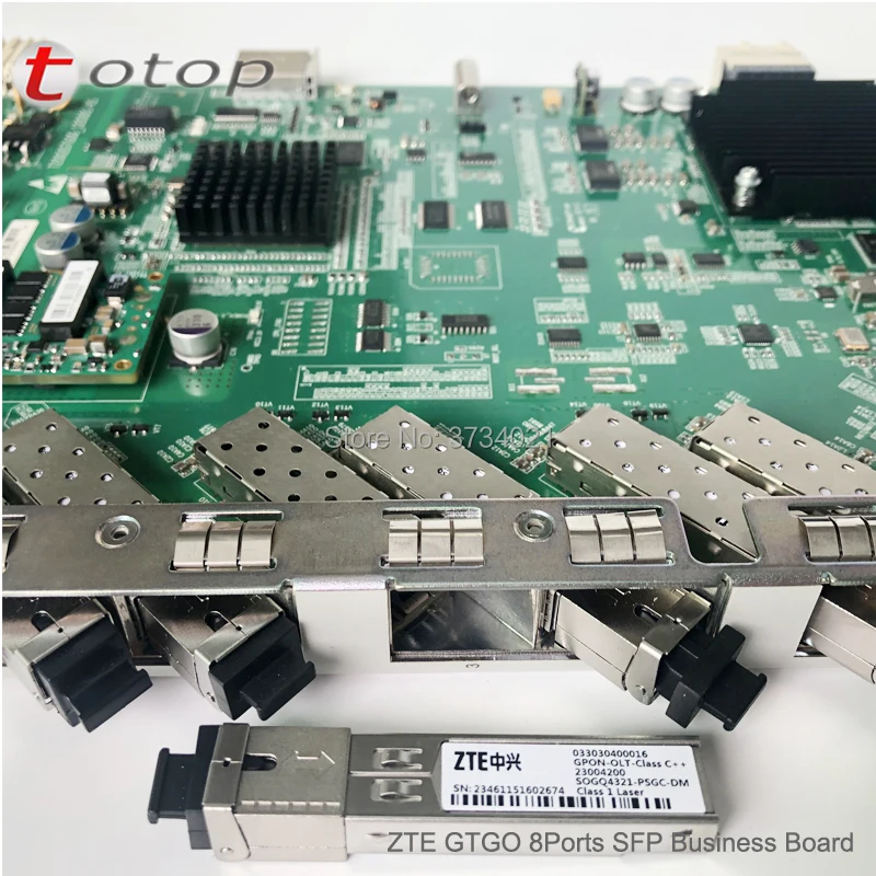 zte C300 C320 OLT терминал оптической линии использовать GTGO GTGH 6 портов 18 портов GPON сервисная плата с модулями B+ C++ SFP