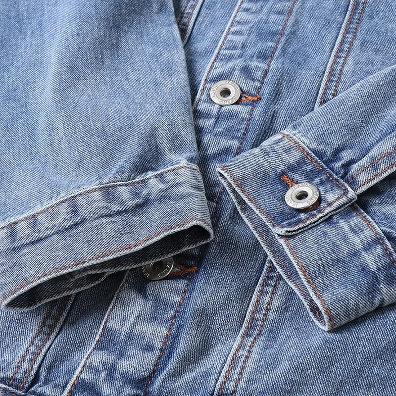 

Blue Men Jeans Jacket Mens Fashion Clothing Trends Denim Jacket for Men Bomber Jacket Plus Size Korean Clothes Chaquetas Hombre