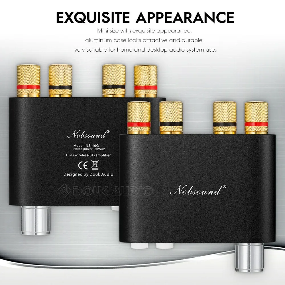 Новейший Nobsound TPA3116 Bluetooth 5,0 Мини цифровой усилитель стерео HiFi домашний аудио усилитель мощности аудио приемник USB ЦАП 50W×2