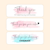 1x3 inch 120pcs thank you for supporting small business stickers handmade labels for gift envelope stationery sealing sticker