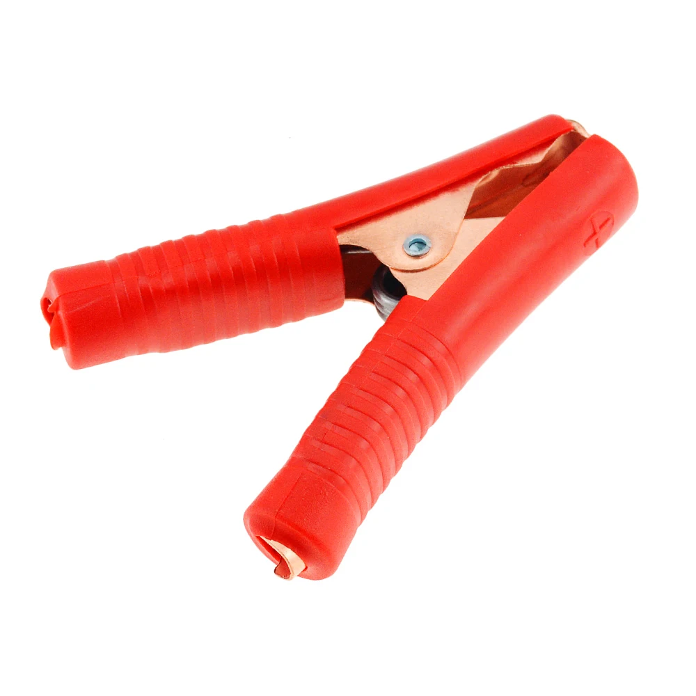 2 шт. зажим автомобиля с формой крокодила зажимы для аккумулятора под 100А красный