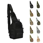 Военная Тактическая Сумка на плечо для мужчин, нейлоновый походный рюкзак, уличная Сумка-слинг для охоты, кемпинга, рыбалки, армейского треккинга, на груди