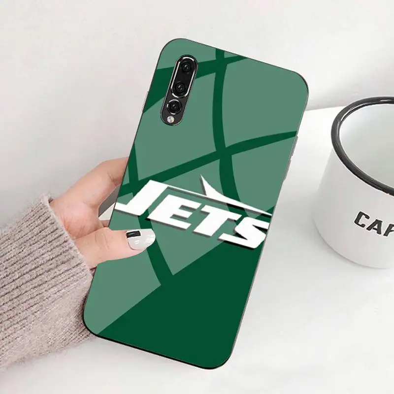 

New York Jets Phone Case Tempered Glass For Huawei P9 10 Plus 20 Pro Mate9 10 20 20pro Honor7A 8X 9 10 Nova3i 5