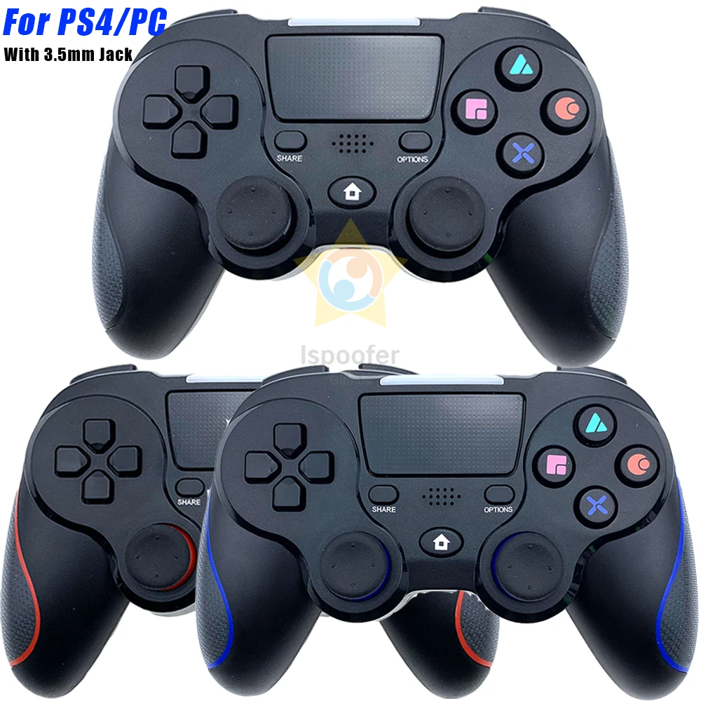 Беспроводной контроллер для PS4 Bluetooth геймпад с пресс панелью Joypad двойная вибрация