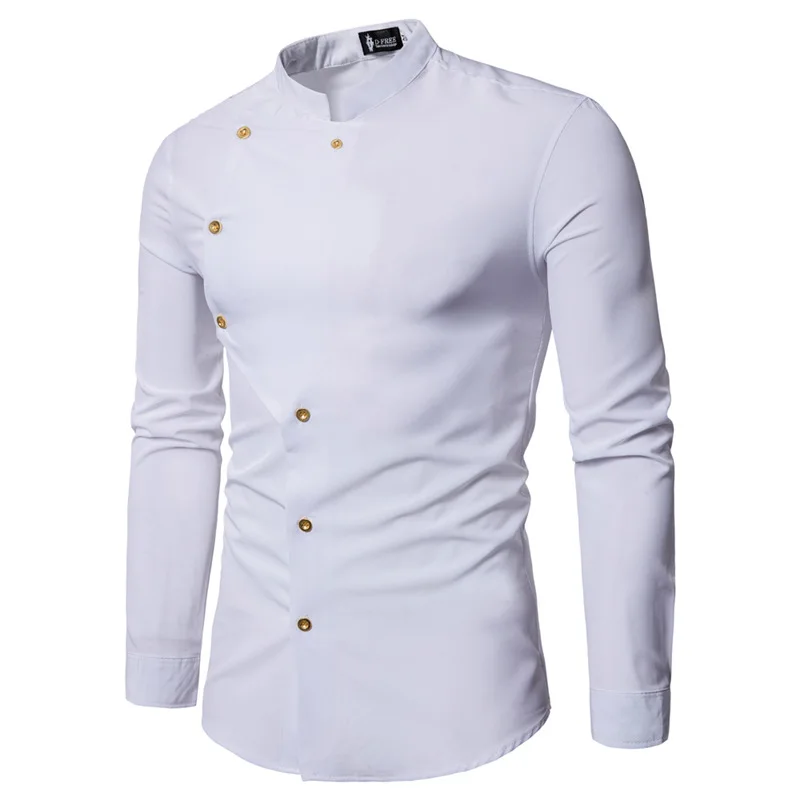 Рубашка мужская с длинным рукавом подчеркивающая индивидуальность