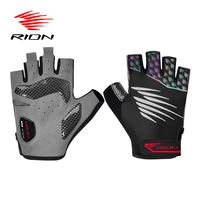 rion mens shockproof gel pad cycling glove half finger sport gloves summer bicycle gym fitness gloves anti slip mtb bike gloves