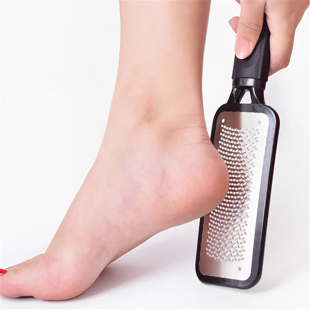 Pedicure Foot File Rasp Callus Stainless Steel Dead Skin Removal Scraper Grinding Grater Scrubber Wet Dry Care Tools | Красота и
