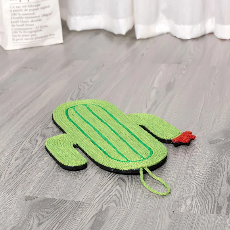 Коврик Для Кошачьих лап коврик для когтеточки из сизаля подушка котят С КАКТУСОМ