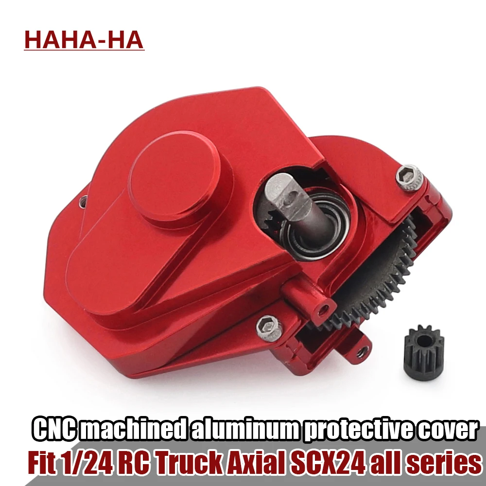 

Metal Transmission with Pinion Gear Gearbox Internal Gears for 1/24 RC Crawler Axial 90081 SCX24 C10 B-17 Truck Upgrade