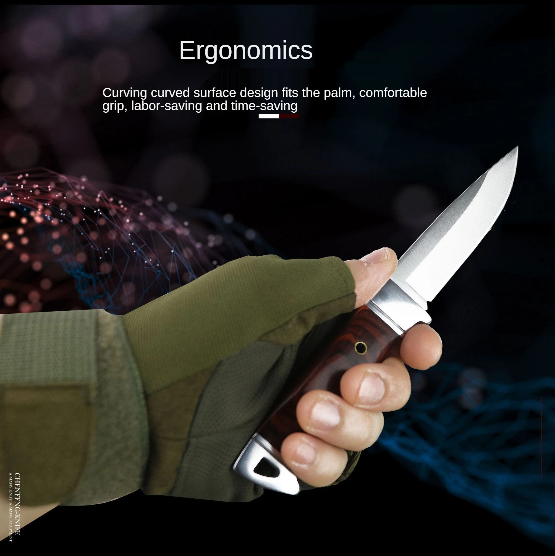 Уличный прямой нож из нержавеющей стали многофункциональный тактический для