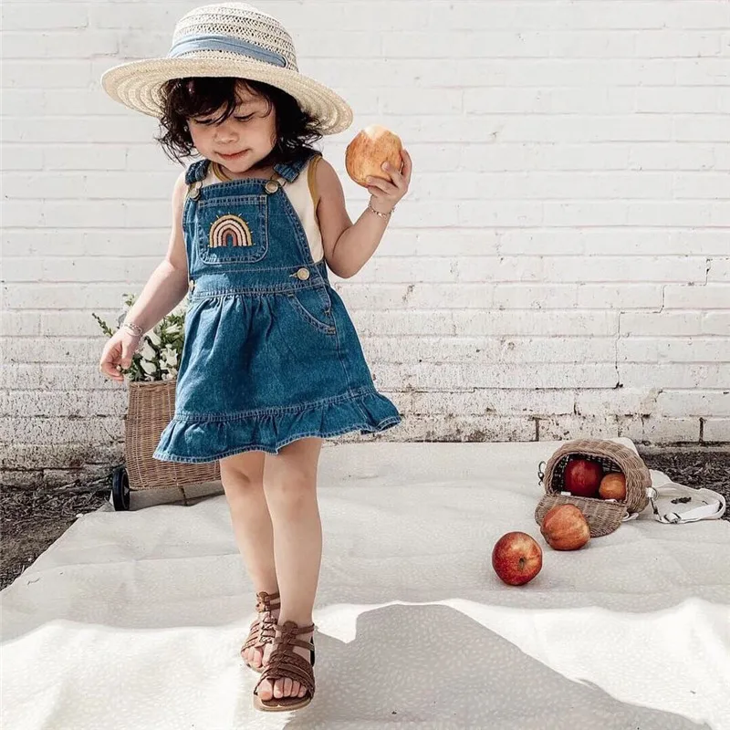 

EnkeliBB Toddler Boys Rainbow Overall Wawa Baby Boys Girls Corduroy Overalls Kid Lovely brand Design Clothes Fall Winter Toddler