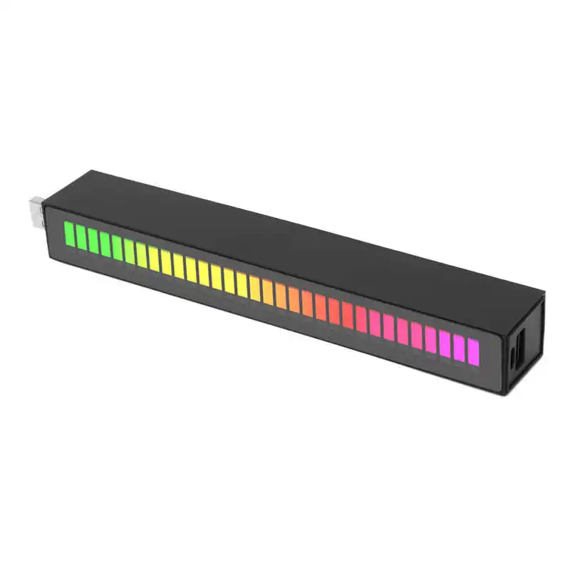 

RGB-управление звуком, 32 светодиода, 18 цветов, USB