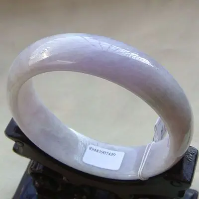 

Zheru Jewelry Natural Burmese Jade Light 54-64mm Bracelet Elegant Princess Jewelry Best Gift for Mother and Girlfriend