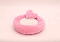 loving heart pet bed soft sleep cushion lovely pink pet mat anti slip pad comfortable sleep nest