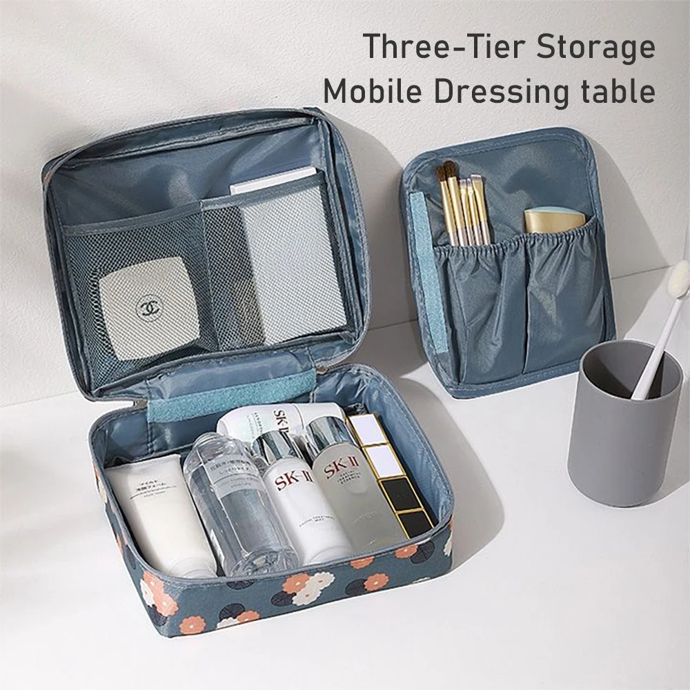 

Travel Organizer Flower Stype Storage Bags Portable Women Makeup Wash Bags Home Storge Orginazation Women Cosmetic Organizer