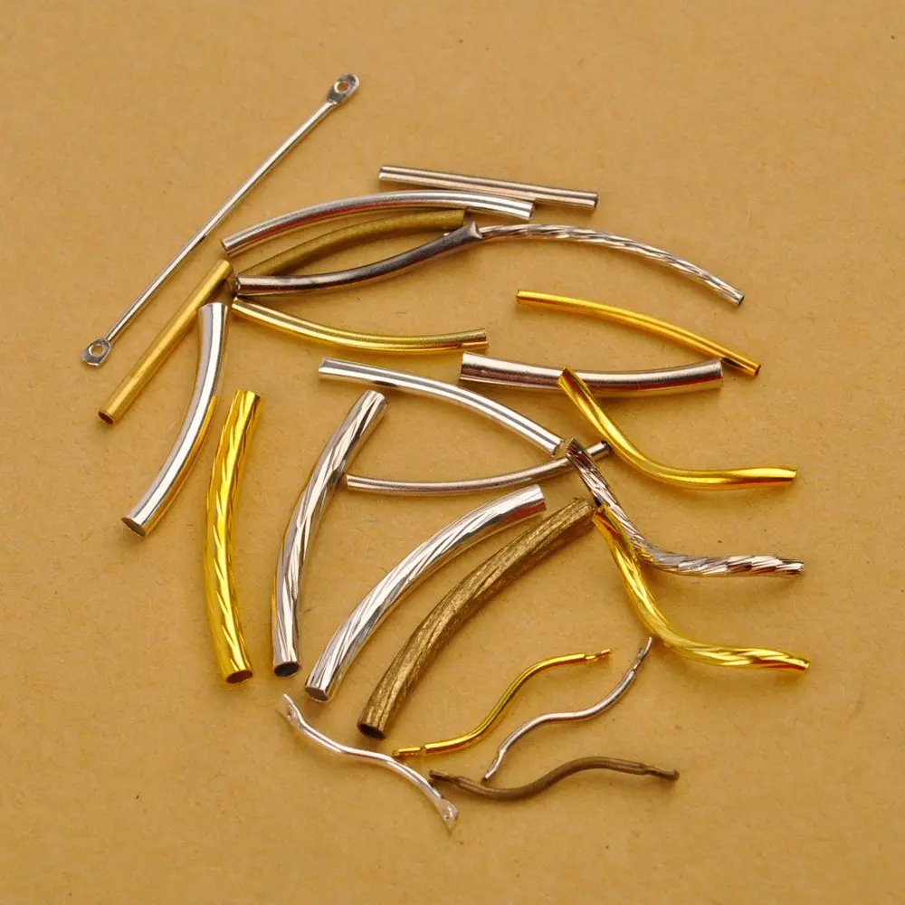 Металлические бусины для изогнутая прокладка трубки коннектор изготовления