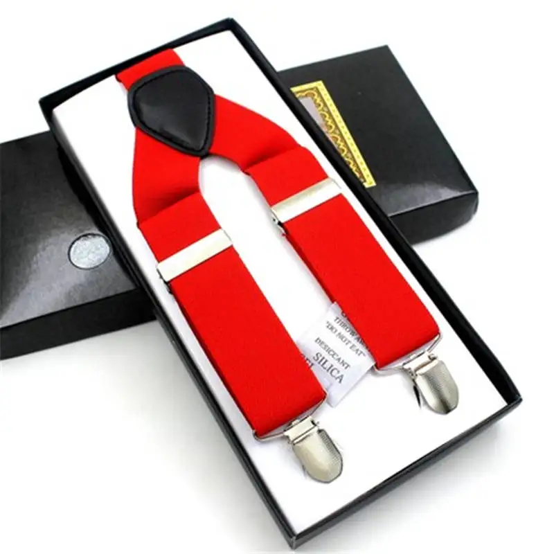 Классический мужской ремень на подтяжках с 3 зажимами для взрослых винтажный