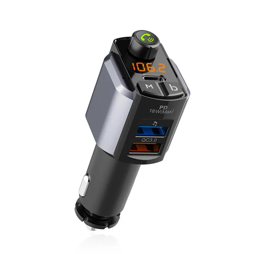 Автомобильный Bluetooth-передатчик громкой связи Fm-передатчик mp3-плеер быстрое