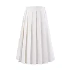 Юбка женская с завышенной талией в стиле аниме, милая школьная форма, короткая клетчатая мини-юбка в стиле Харадзюку, черная белая розовая, лето 2021