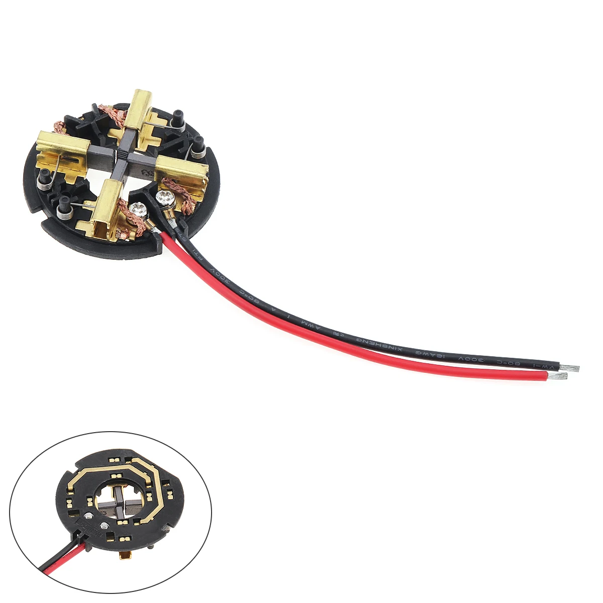 

Carbon Brush Holder Brush Card Assembly Plastic + Metal Material Replace for M18/ M12 Hammer Drill & Impact Driver Accessories