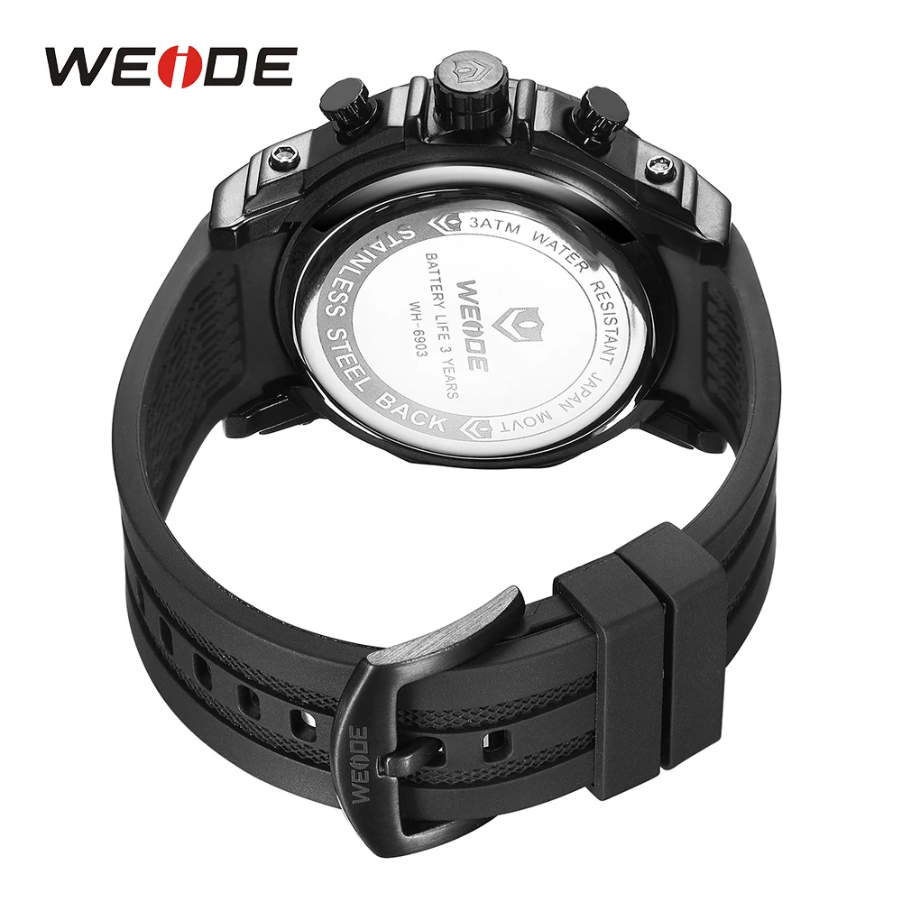 Часы WEIDE мужские цифровые брендовые люксовые с автоматической датой|Кварцевые