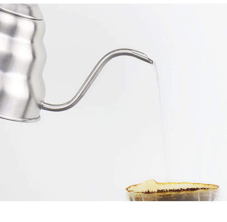 

Gooseneck Kettle - Coffee Gator Pour Over Kettle - Precision-Flow Spout and Thermometer - Hand Drip Tea and Coffee Kettle