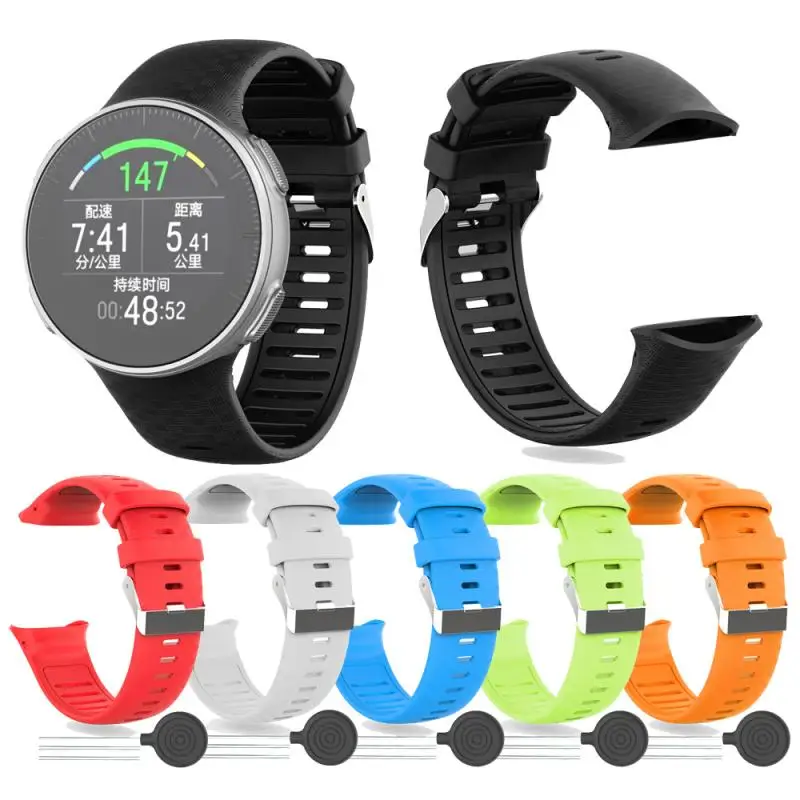 

New Silicone Smart Watch Strap Wristband Bracelet Band Replacement Repair Spare Parts Wristwatch Accessories For Polar Vantage V