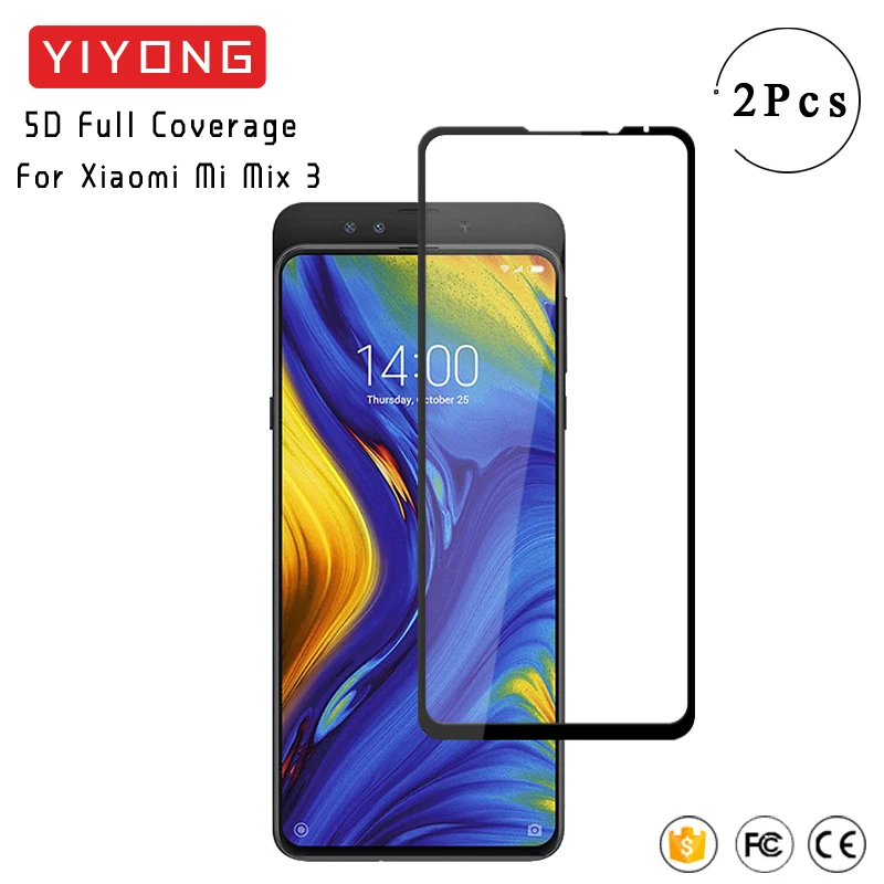 Стекло YIYONG 9D с полным покрытием для Xiaomi Mi Mix 3 2 s S закаленное стекло Xiomi Защитная