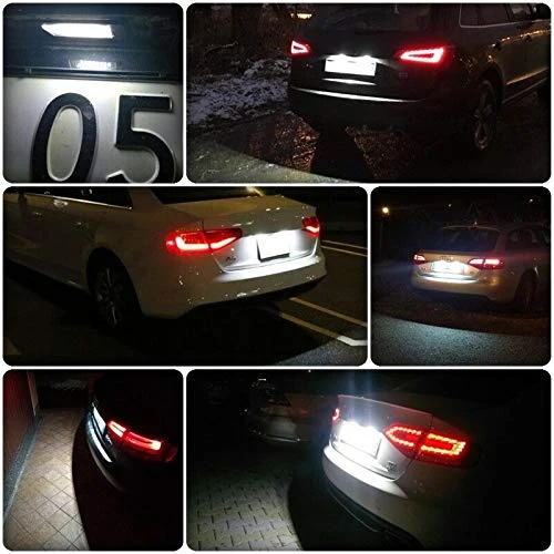 2 шт. Автомобильный светодиодный номерной знак лампочка для Volkswagen VW Sharan Touareg Jetta Touran Golf 6 7 Pro Sportsvan Passat B6 B7 B8 Caddy Polo Tiguan T6 многопоточный транспортер вариант автобуса