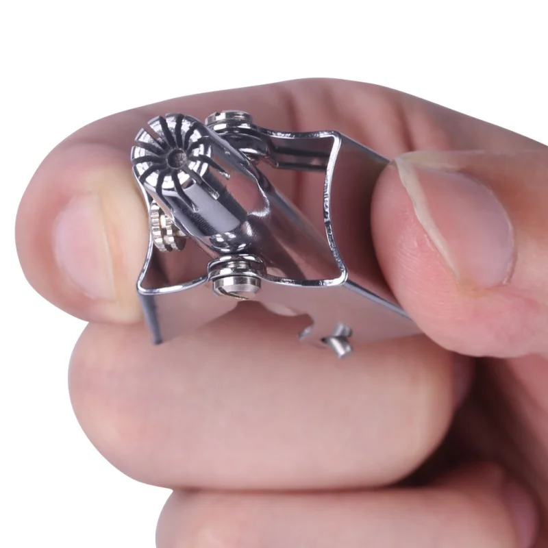 Безопасный ручной триммер из нержавеющей стали для носа волос моющийся