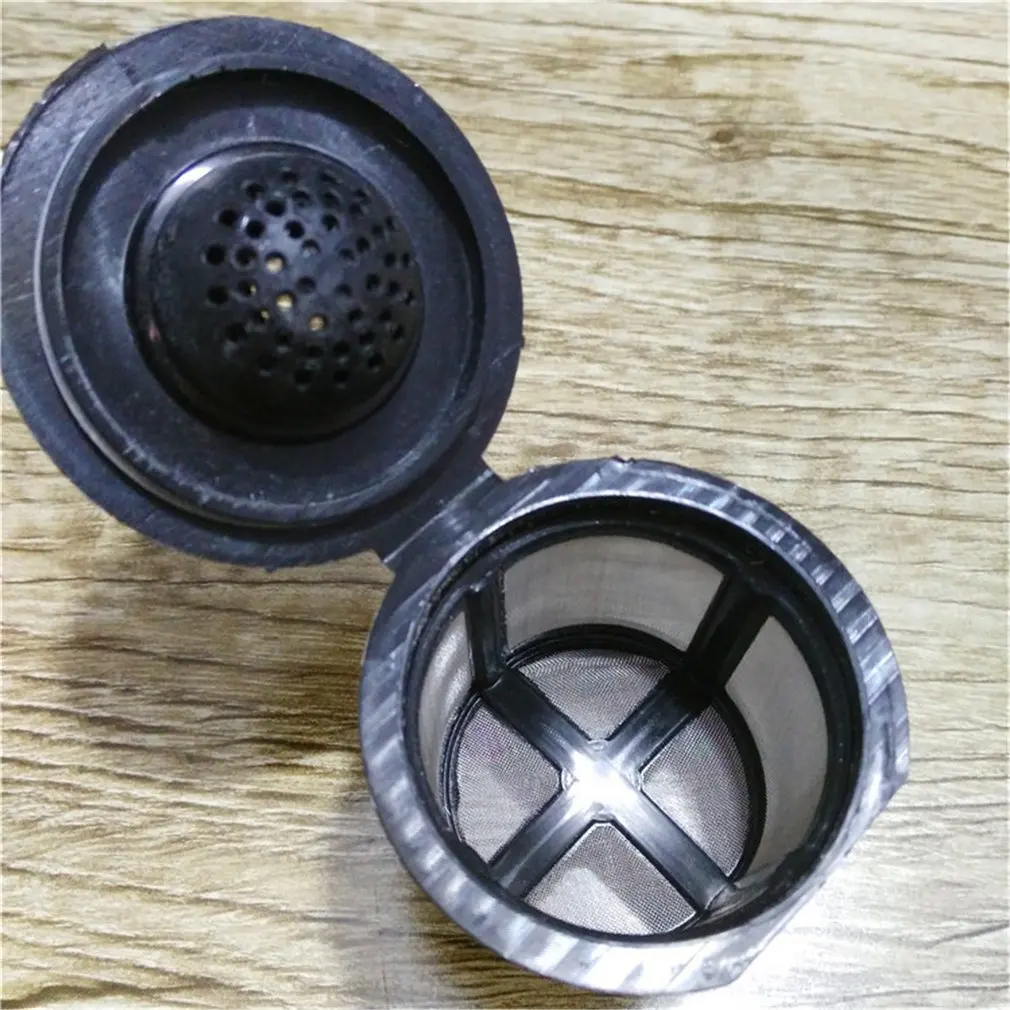 6 шт многоразовые капсулы кофе Nespresso чашка с ложкой черный многоразовый капсула