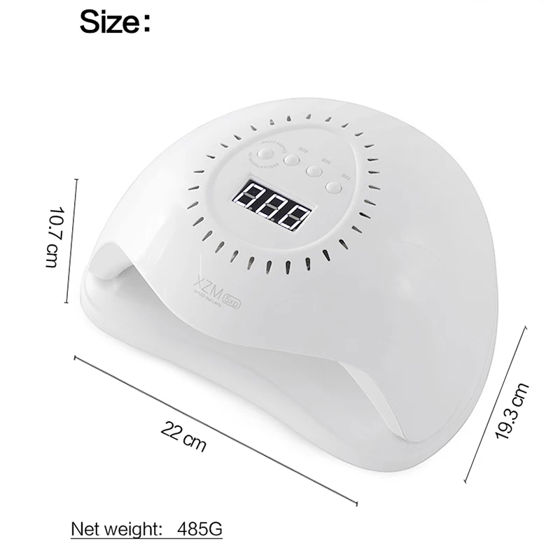 

XZM 168W 42pcs LEDs UV Lamp LED Nail Dryer For All Gel Polish Dual Power Quick Drying With Auto Sensor Manicure Salon Lamp