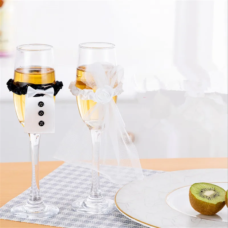 Набор свадебных чашек украшение для свадьбы бракосочетания коктейльное