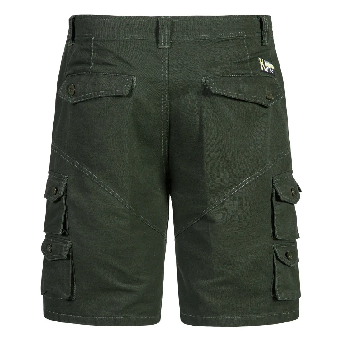 Хаки брюки карго шорты Для мужчин 2021 Лето Багги с карманами однотонный для