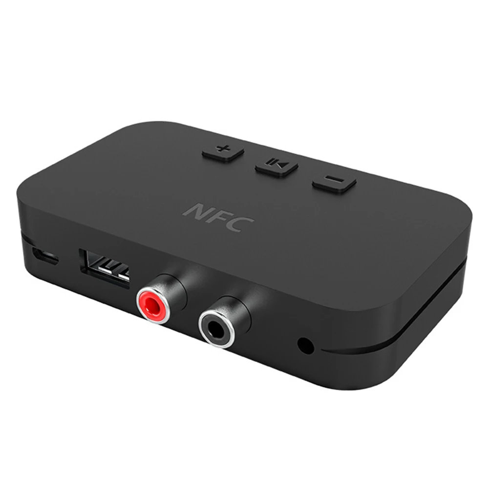 

NFC5.0 Bluetooth Receiver Desktop Bluetooth Music Receiver NFC Touch Connection Multifunction Button To Support USB Playback