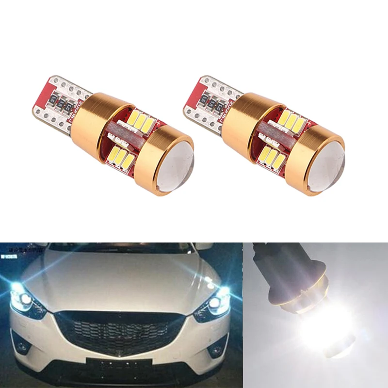 2x Canbus T10 W5W 168 194 светодиодный просвет Автомобильные стояночные огни для Mazda 323 626 cx 5