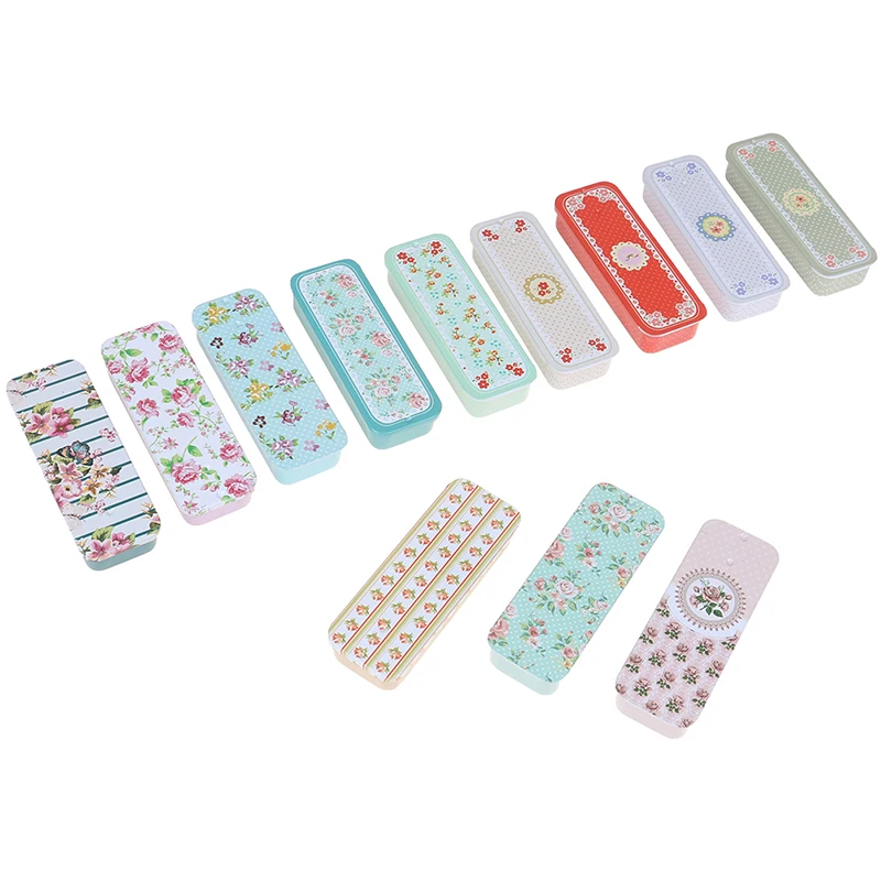 Цветная мини жестяная коробка герметичная банка упаковочные коробки ювелирные