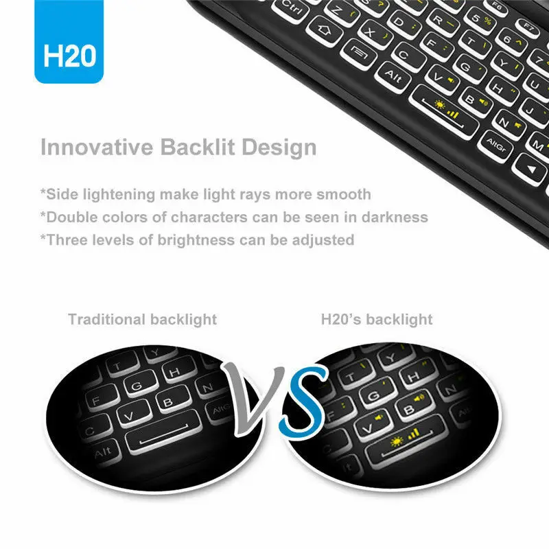 Мини беспроводная клавиатура Пульт + мышь сенсорная панель для Android tv Box