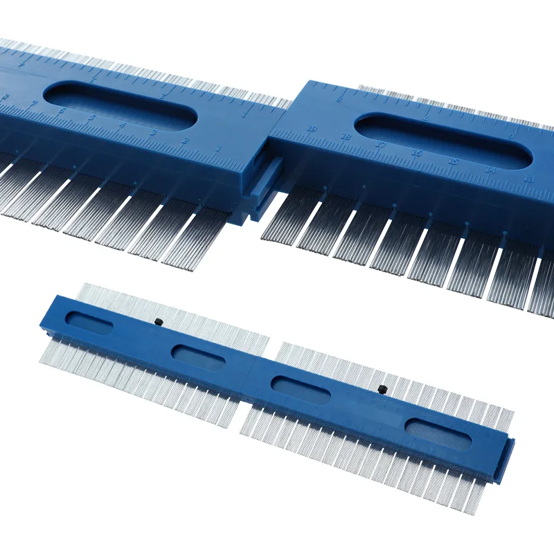 Металлический контурный измеритель метрическая и дюймовая линейка профиля с